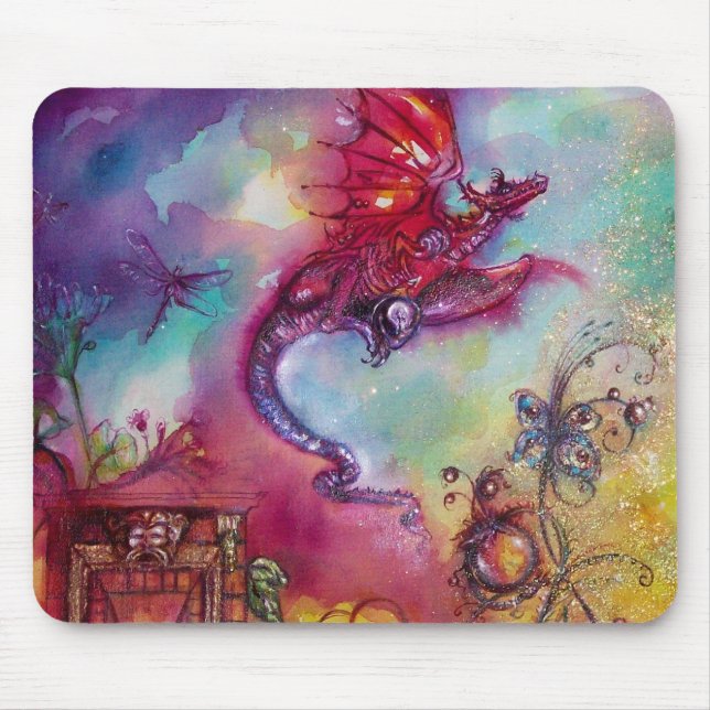 MOUSEPAD JARDIM DE SOMBRAS PERDIDAS - RAGÃO VERMELHO VOANTE (Frente)