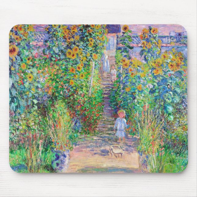 Mousepad Jardim do Artista, Monet (Frente)