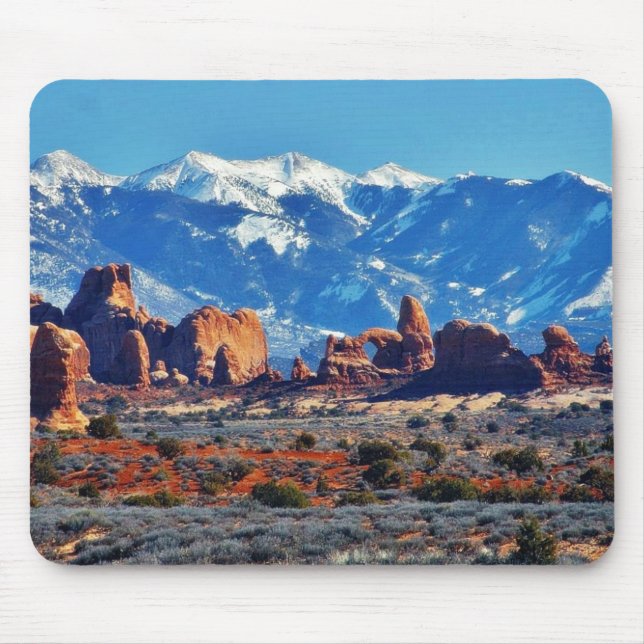 Mousepad Jardim do Éden no parque nacional dos arcos (Frente)