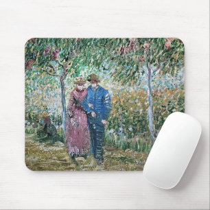 Mousepad Jardim dos Casais de Corte na pintura de Van Gogh