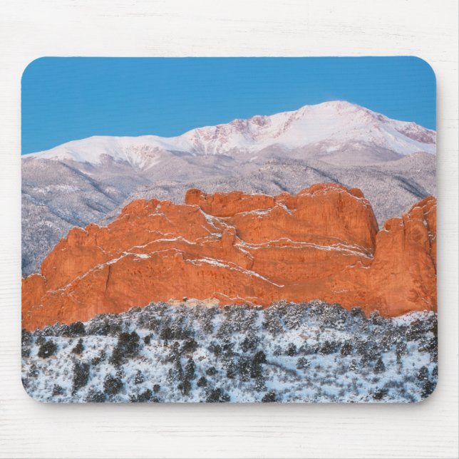 Mousepad Jardim dos Deuses | Pikes Peak, Colorado (Frente)