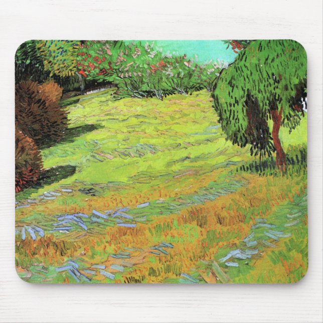 Mousepad Jardim Ensolarado em um Parque Público por Vincent (Frente)