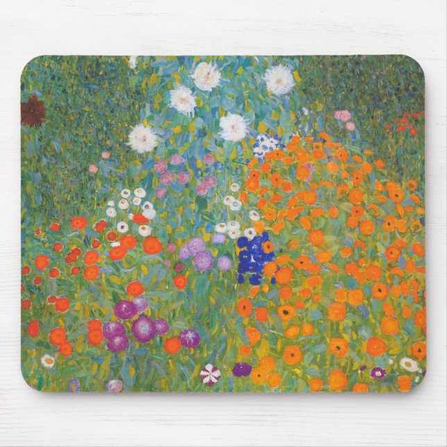 Mousepad Jardim Flor (Gustav Klimt) (Frente)