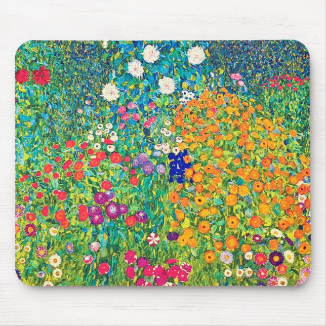 Mousepad Jardim Flor, Gustav Klimt (Frente)