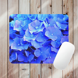 Mousepad Jardim Floral de Verão, Hydrangeas muito azuis