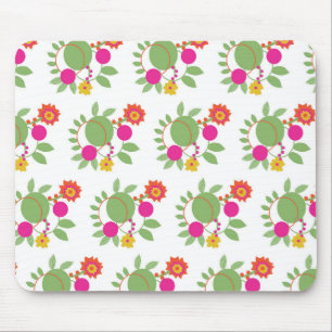 Mousepad Jardim Floral Hippie de Rato Personalizado