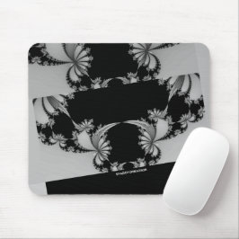 Mousepad Jardim Fractal cinza