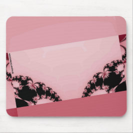 Mousepad Jardim fractal cremoso