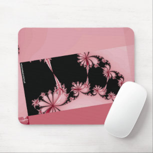 Mousepad Jardim fractal rosa