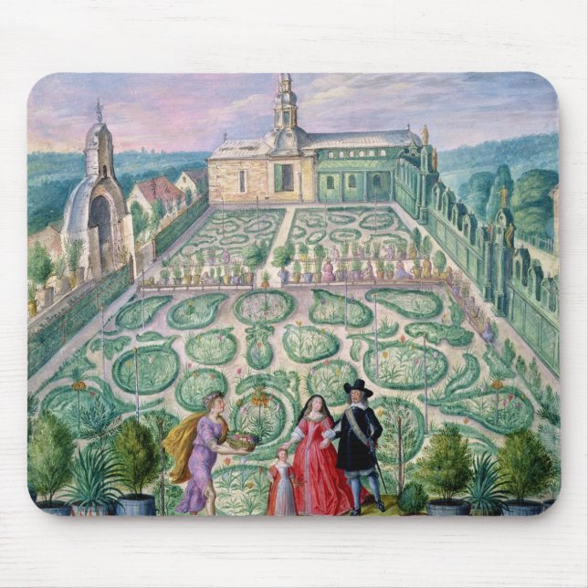 Mousepad Jardim holandês, 1650 (w/c no papel) (Frente)