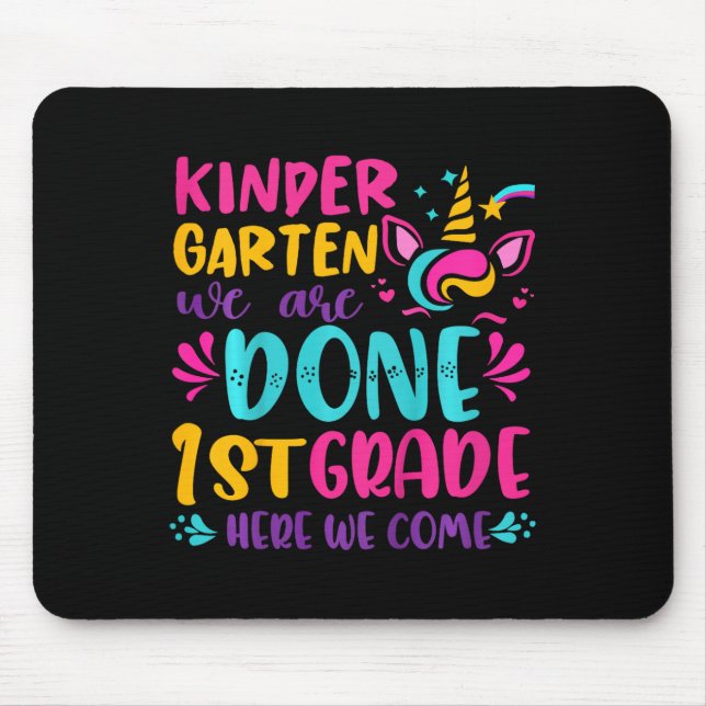 Mousepad Jardim Infantil Feito 1rua No Último Dia Da Escola (Frente)