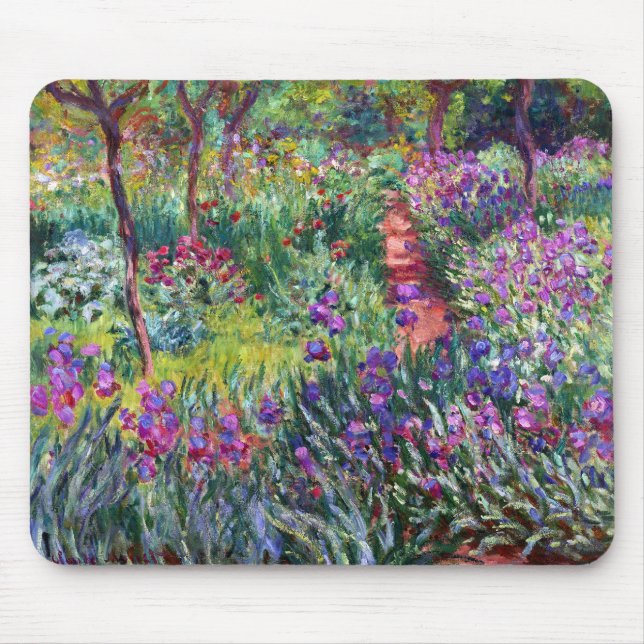 Mousepad Jardim Íris em Giverny, Claude Monet (Frente)