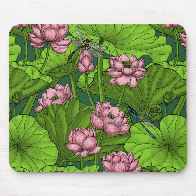 Mousepad Jardim Lotus (Frente)