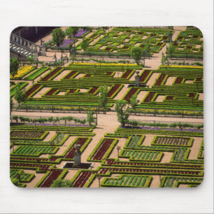 Mousepad Jardim no Castelo de Villandry, Indre-et-Loire, 2