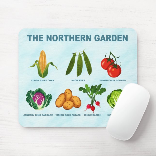 Mousepad Jardim norte vegetal (Com mouse)