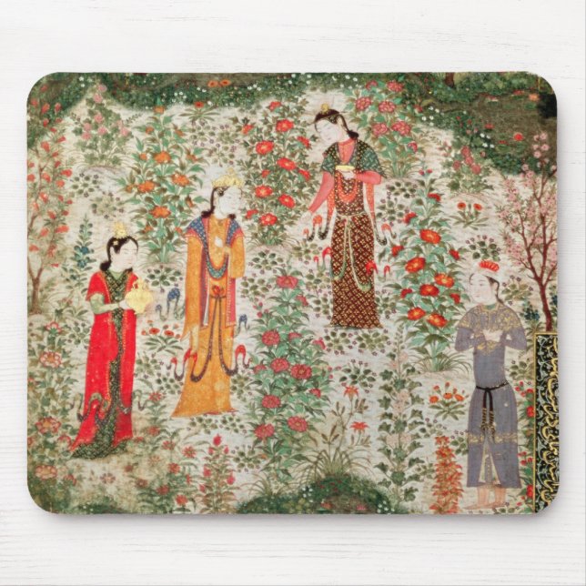 Mousepad Jardim persa, século XV (w/c no papel) (Frente)