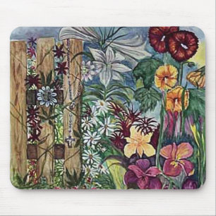 Mousepad jardim & rosário = tapete do rato da oração