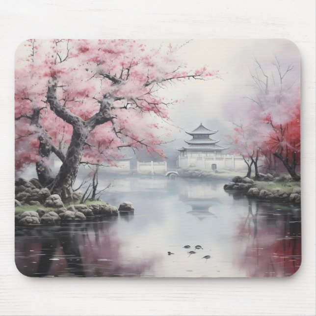 Mousepad Jardim Sakura Tradicional (Frente)