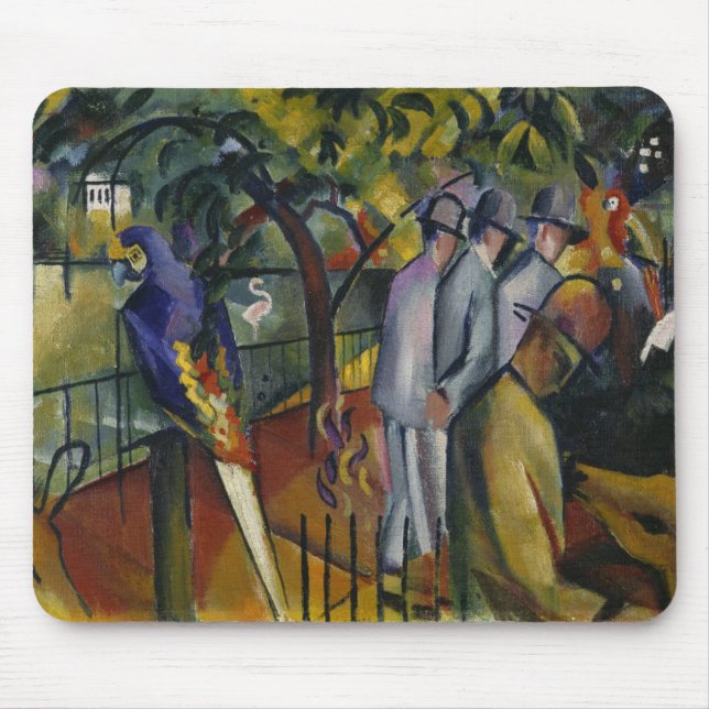 Mousepad Jardim zoológico de August Macke | mim (Frente)