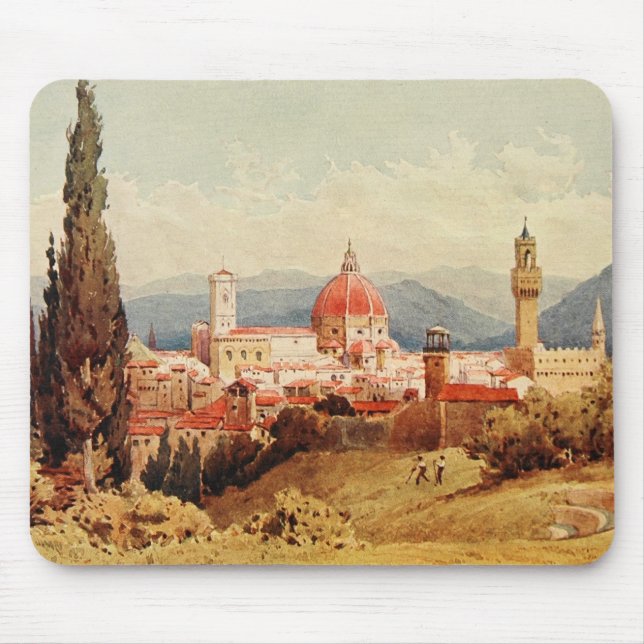 Mousepad Jardins antigos de Italia Florença Boboli do (Frente)