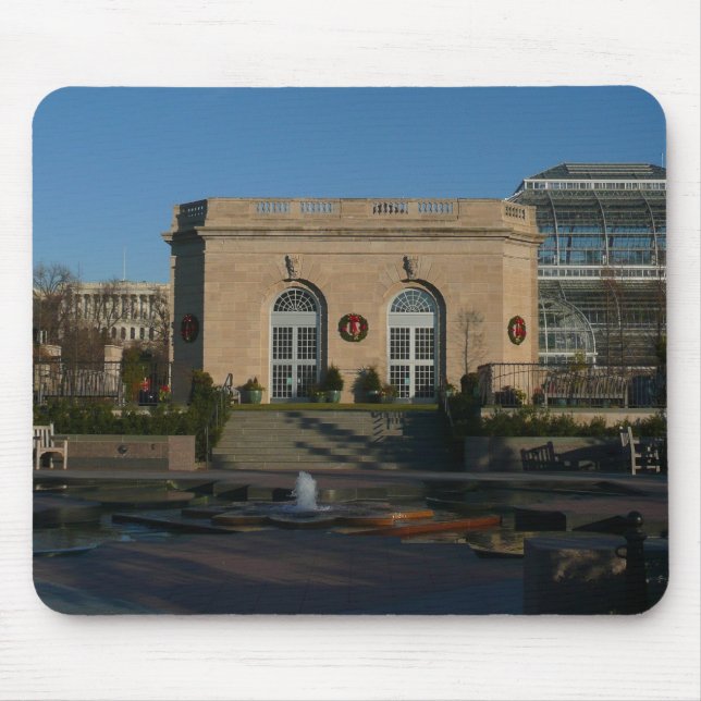 Mousepad Jardins Botânicos no Natal em Washington DC (Frente)