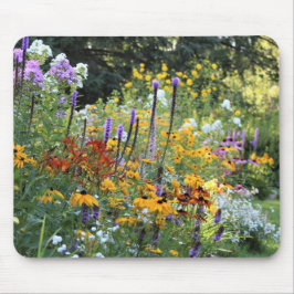 Mousepad Jardins coloridos ao longo dos caminhos