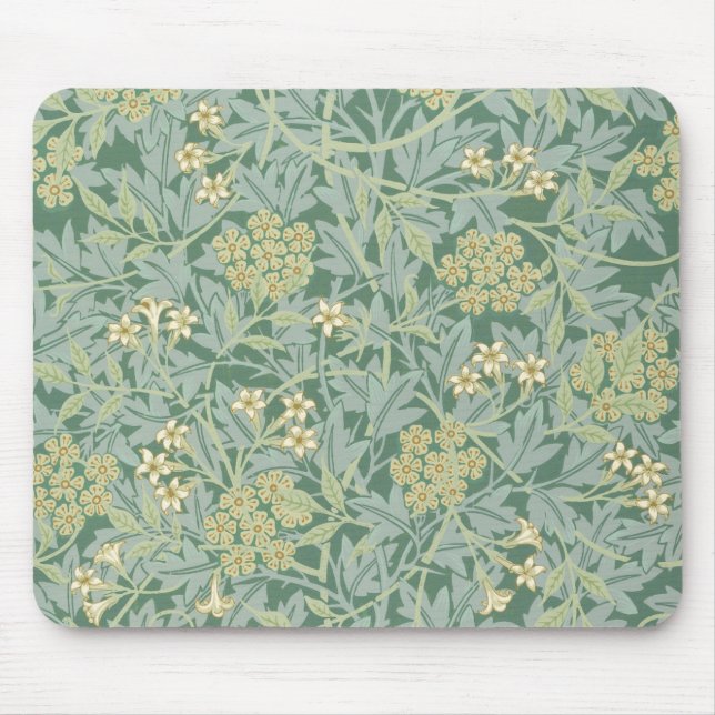 Mousepad Jasmine (por William Morris) (Frente)