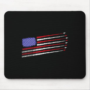 Mousepad Jatos de combate patriotas de 4 de julho Avião Ban