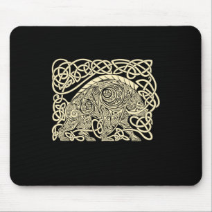 Mousepad Javali de Entrelaçamento Celta - Adesivo de Símbol
