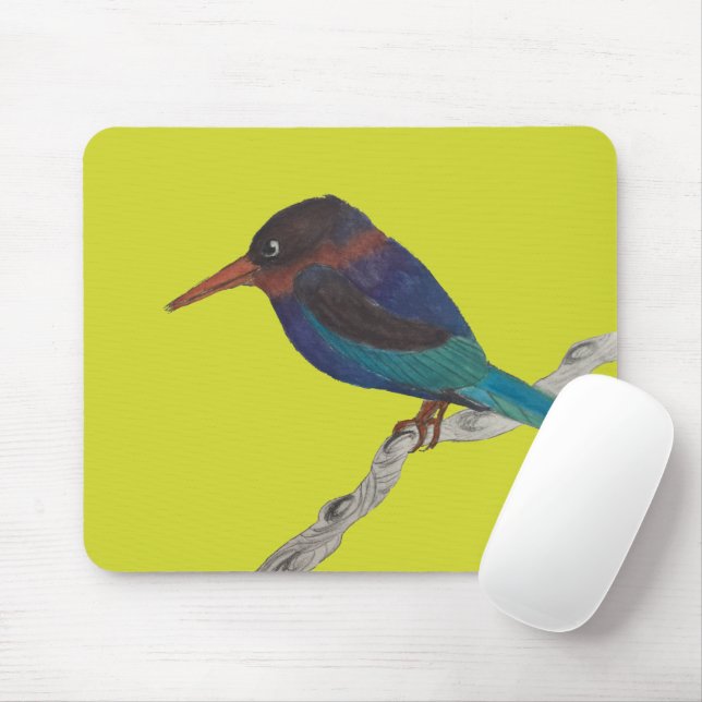 Mousepad Javan Kingfisher num Pad do Mouse (Com mouse)