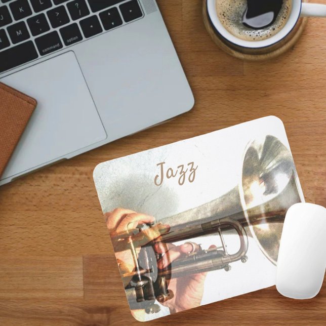 Mousepad Jazz Brass Trumpet e Flugelhorn (Criador carregado)