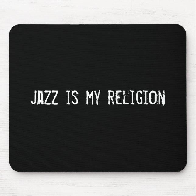 Mousepad jazz é minha religião (Frente)