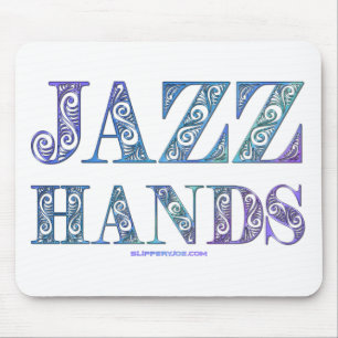 Mousepad Jazz Mãos de SlipperyJoe dança musicais da Broadwa