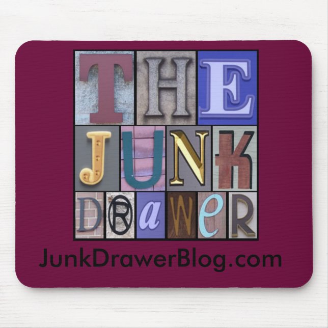 Mousepad JDLogo, JunkDrawerBlog.com (Frente)