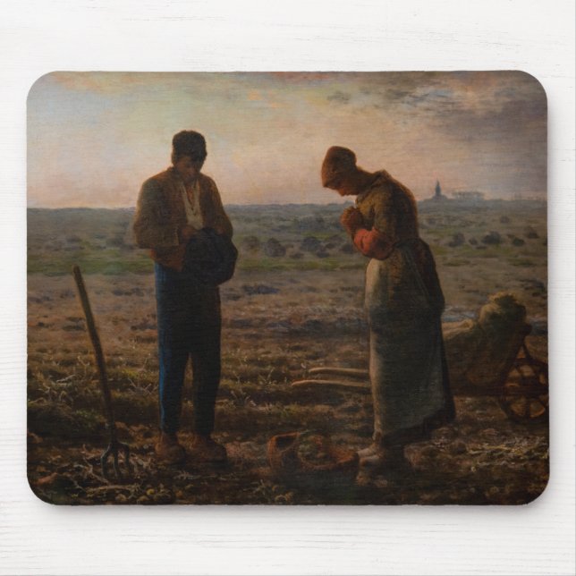 Mousepad Jean-Francois Millet - Angelus (Frente)