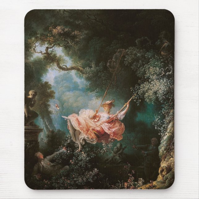 Mousepad Jean-Honoré Fragonard's The Swing (Frente)
