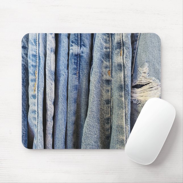 Mousepad Jeans azuis (Com mouse)