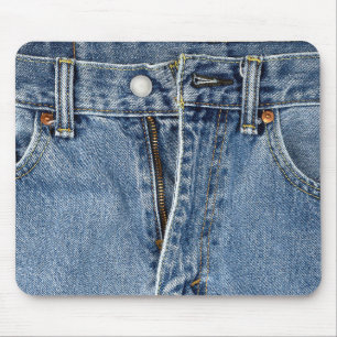 Mousepad Jeans azuis descompactados
