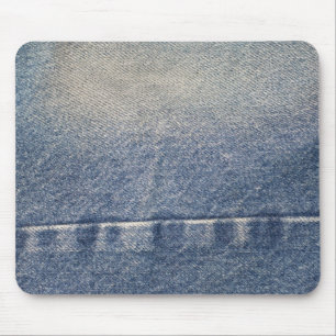 Mousepad Jeans desbotados / Tecido denim