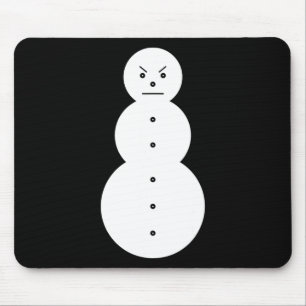 Mousepad Jeezy Boneco de Neve - Boneco de Neve Raivoso Hiph