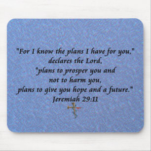 Mousepad jeremiah 29-11