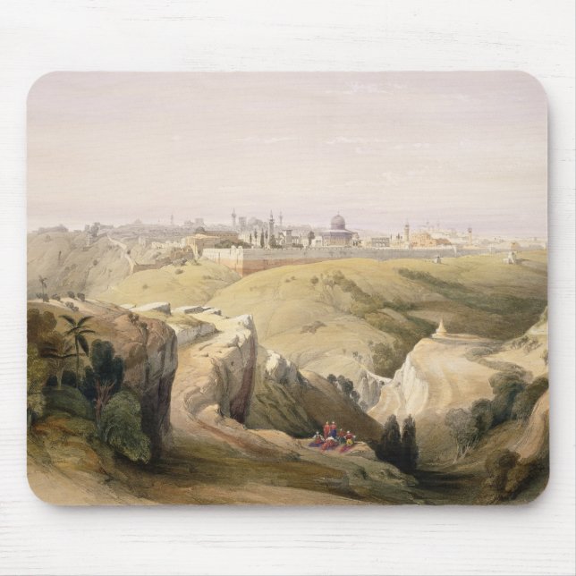 Mousepad Jerusalem do Monte das Oliveiras, o 8 de abril de (Frente)