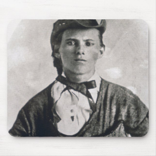Mousepad Jesse Woodson James (foto de b/w) (Frente)