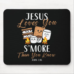 Mousepad Jesus ama mais ainda igreja cristã campista acampa