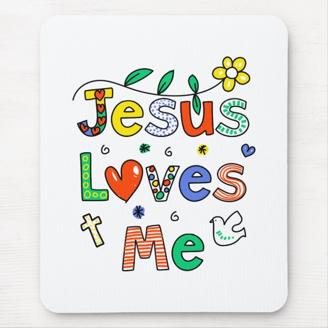 Mousepad Jesus ama-me (Frente)