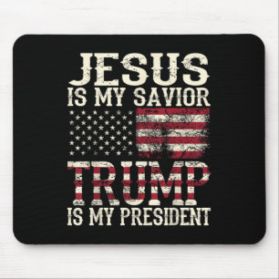 Mousepad Jesus Americano Engraçado É O Meu Tremor De Salvaç