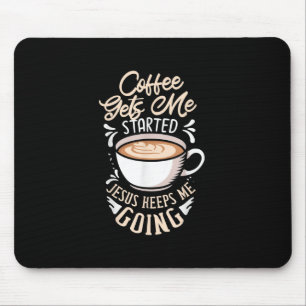 Mousepad Jesus Amor Café Me Inicia Jesus Me Mantenha