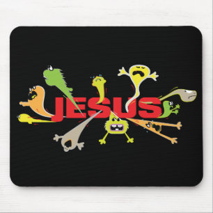 Mousepad Jesus Assustador