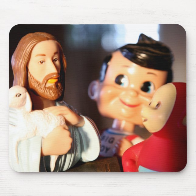 Mousepad Jesus, Bob e a televisão Yubby (Frente)