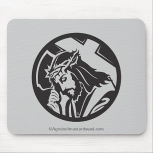 Mousepad Jesus carregando a cruz